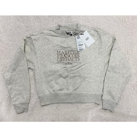 Marithé François Girbaud Sweatshirt Women’s Small Gray NWT Korean Fashion Y2K - Picture 4 of 16